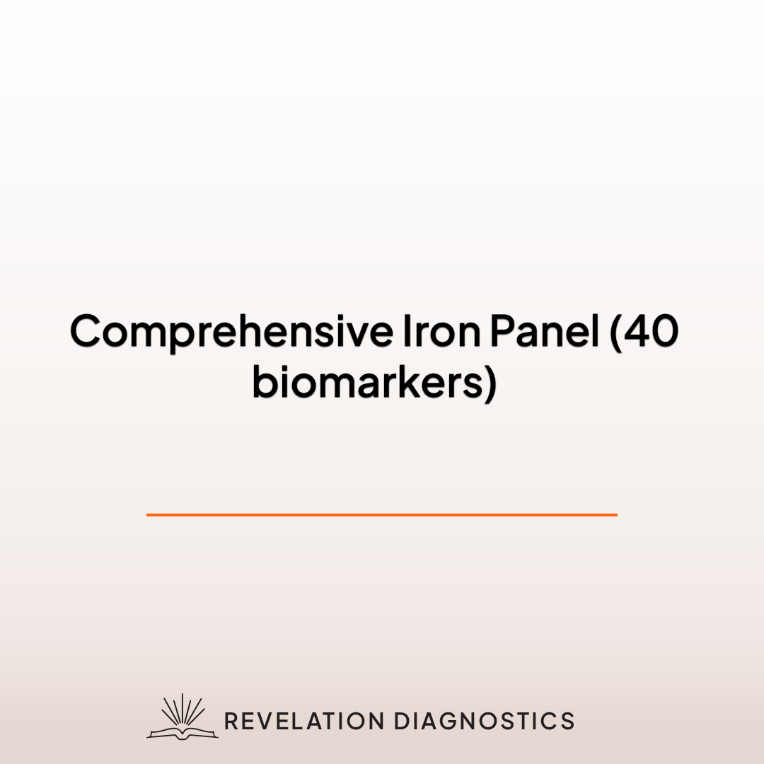 Comprehensive Iron Panel (40 biomarkers)